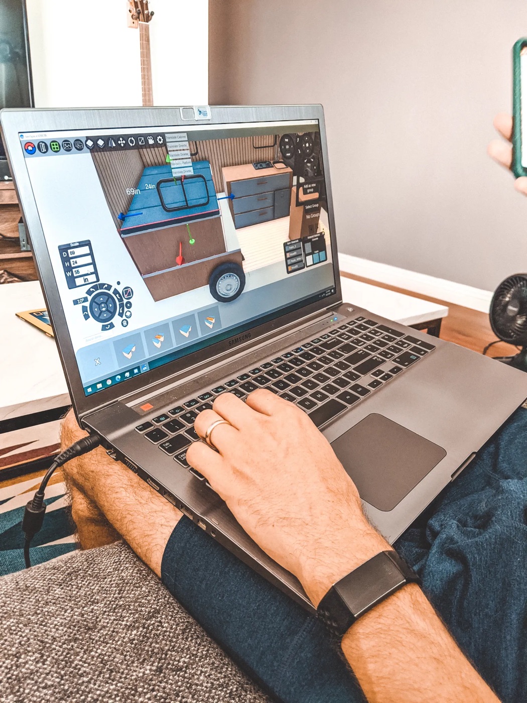 The van build, photo 2